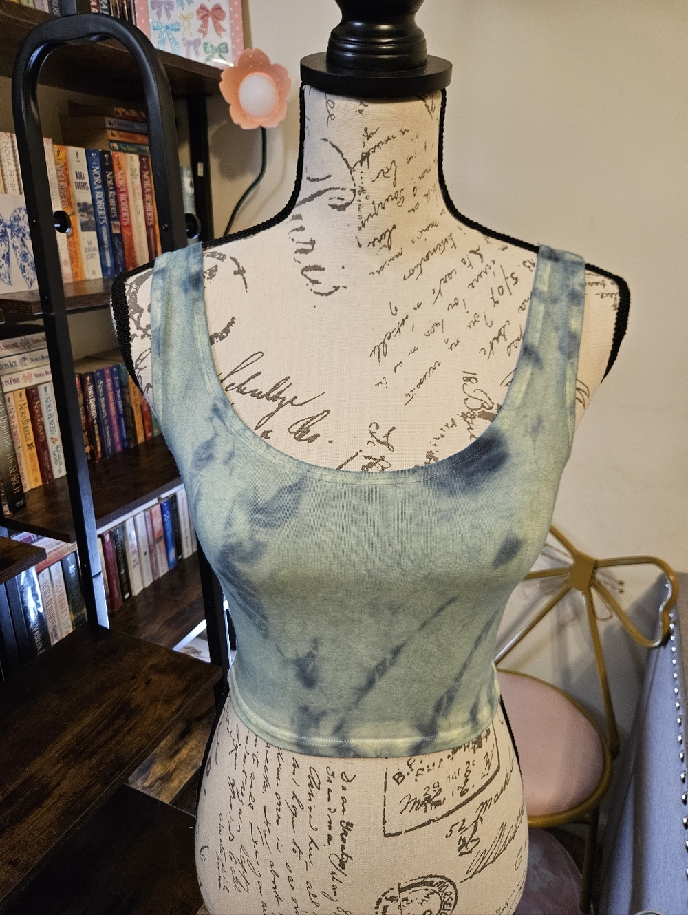 Groceries Fitted Crop Top